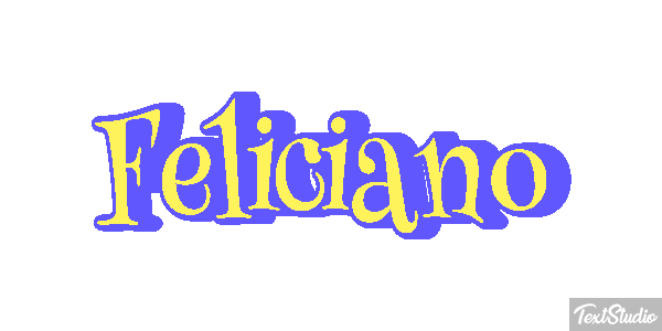 Feliciano Efecto de texto