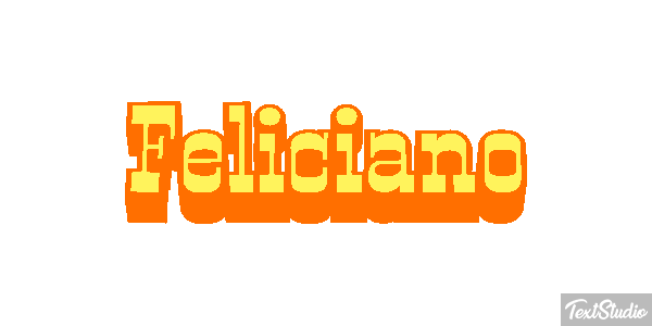 Feliciano Efecto de texto