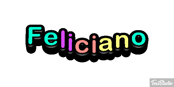 Feliciano Efecto de texto