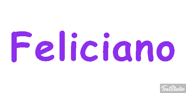 Feliciano Efecto de texto