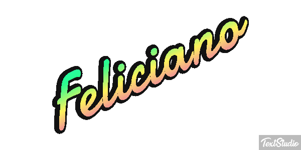 Feliciano Efecto de texto