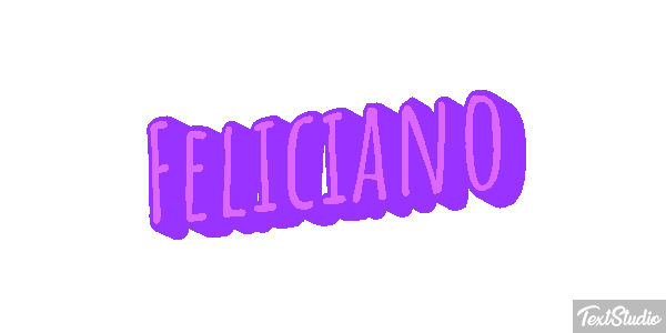 Feliciano Efecto de texto
