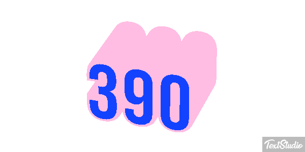 390 Текстовый эффект