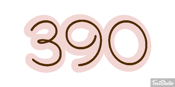 390 Текстовый эффект