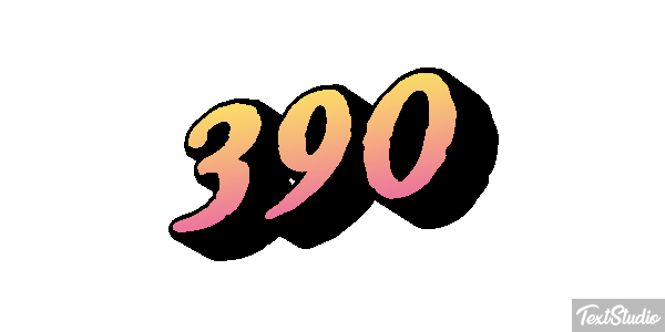 390 Текстовый эффект