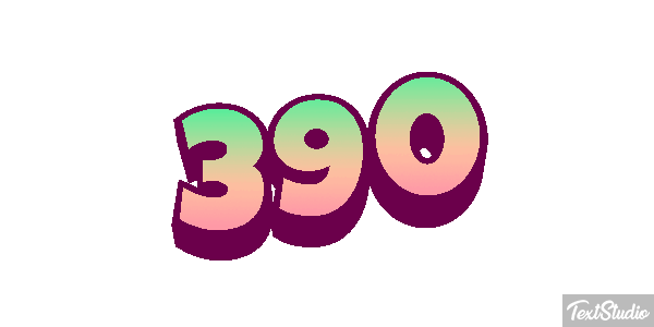 390 Текстовый эффект