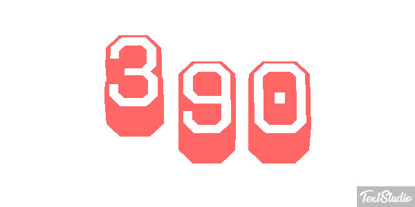 390 Текстовый эффект