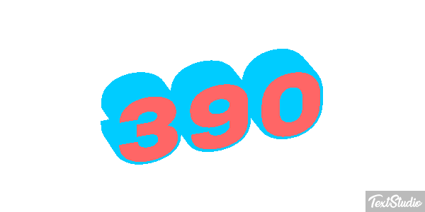 390 Текстовый эффект