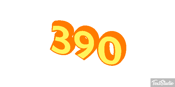 390 Текстовый эффект