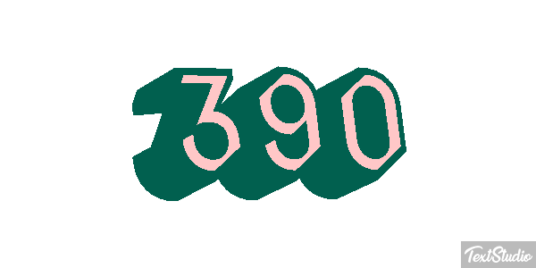 390 Текстовый эффект