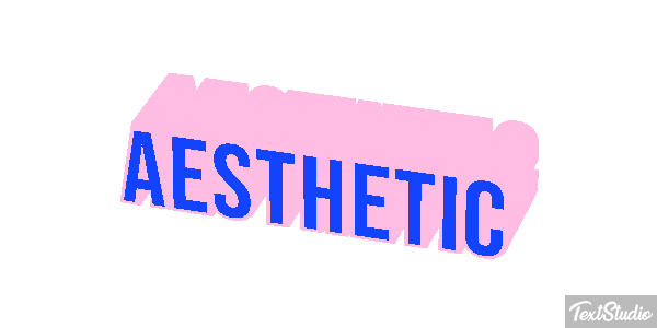 Aesthetic Efeito do texto