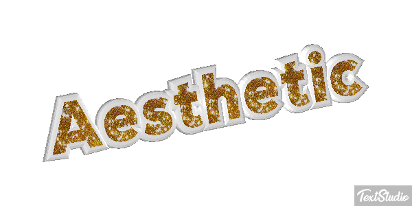 Aesthetic Efeito do texto