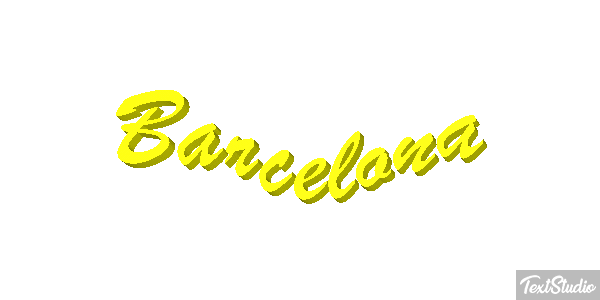 Barcelona Tekst effect