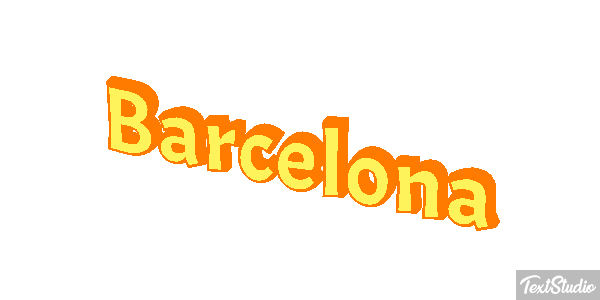 Barcelona Tekst effect