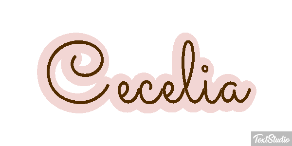 Cecelia Texteffekt