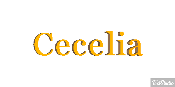 Cecelia Texteffekt