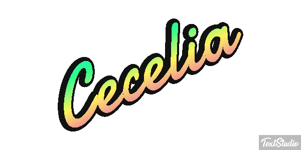 Cecelia Texteffekt