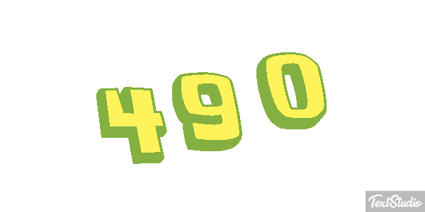 490 Efeito do texto