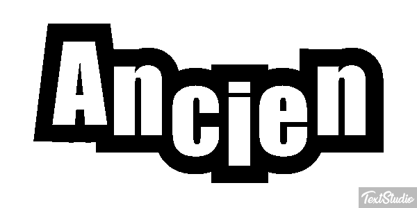 Ancien Efeito do texto