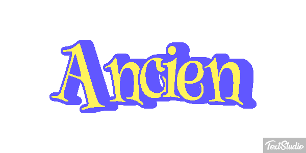 Ancien Efeito do texto