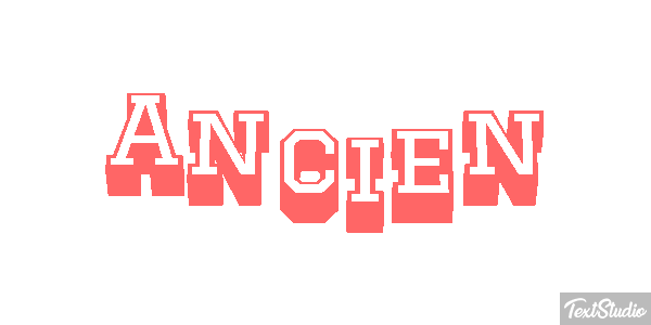 Ancien Efeito do texto