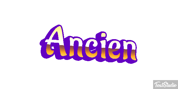 Ancien Efeito do texto