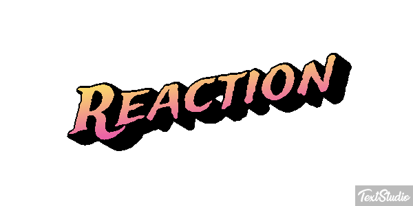 Reaction テキスト効果