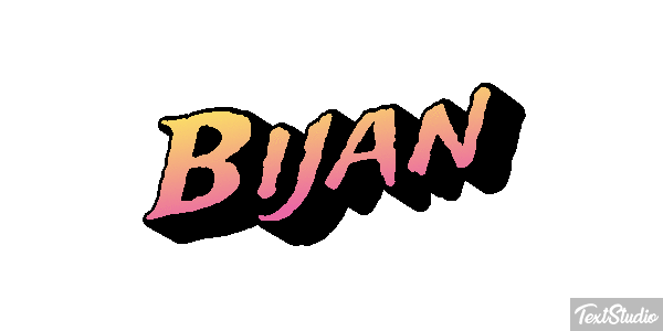 Bijan Effetto testo