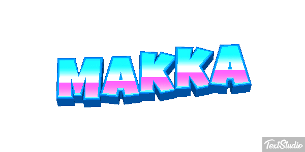 Makka Texteffekt