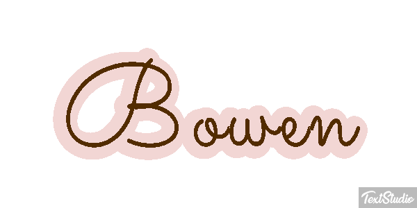 Bowen Text effect