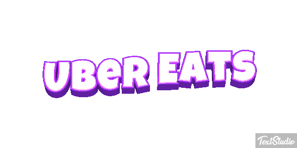 Uber Eats Effetto testo