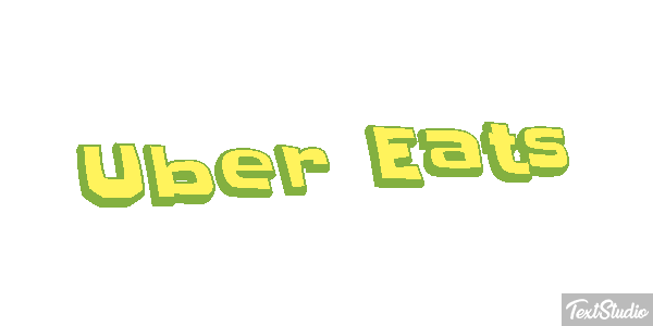 Uber Eats Effetto testo