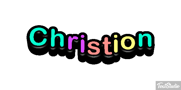 Christion Text effect