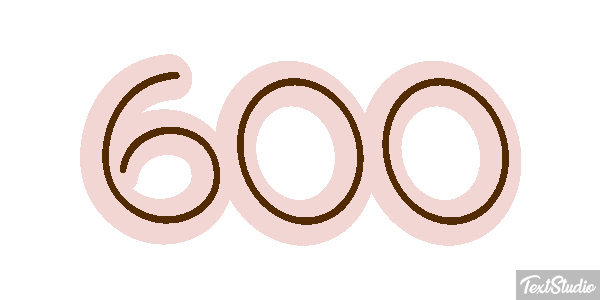 600 Texteffekt