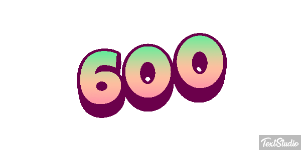 600 Texteffekt