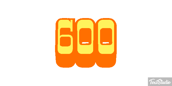 600 Texteffekt