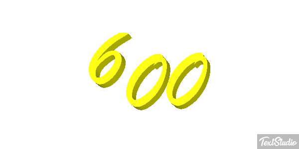 600 Texteffekt