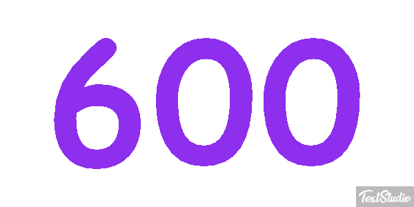 600 Texteffekt