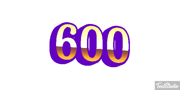 600 Texteffekt