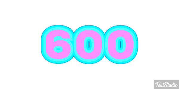 600 Texteffekt
