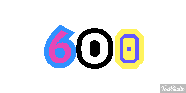 600 Texteffekt
