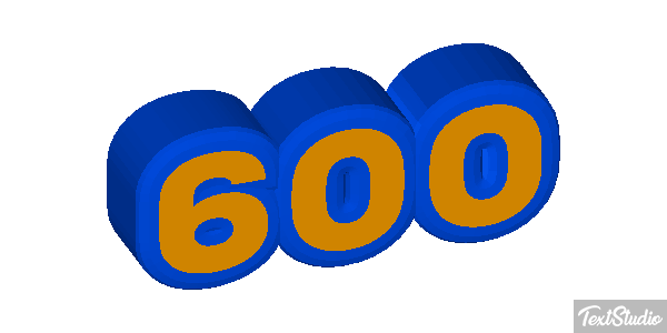 600 Texteffekt