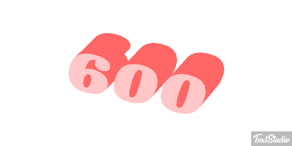 600 Texteffekt
