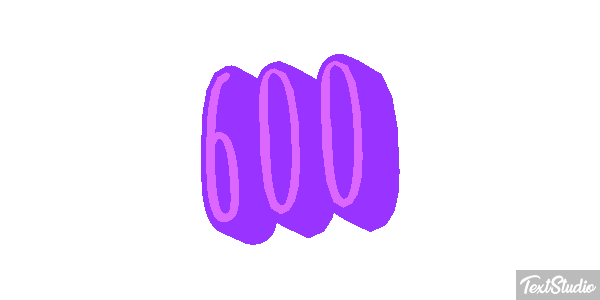 600 Texteffekt