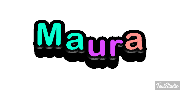 Maura Текстовый эффект
