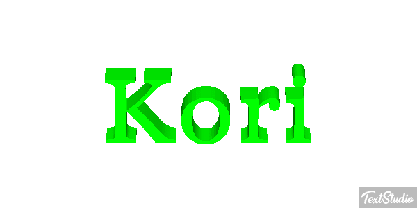 Kori Text effect
