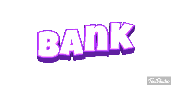 Bank Efecto de texto