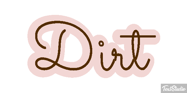 Dirt Text effect