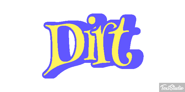 Dirt Text effect