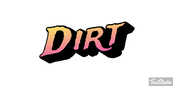 Dirt Text effect